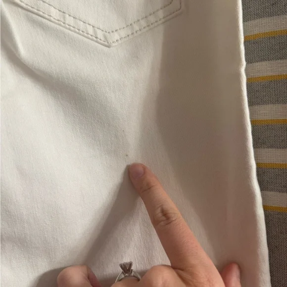 White Bell Bottom Free People jeans - Picture 3 of 6